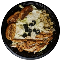 سالاد سزار با مرغ گریل شده